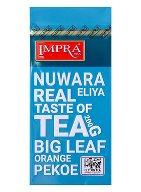 斯里兰卡 IMPRA 英伯伦 诺瑞利红茶 200g 进口下午茶