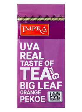 斯里兰卡 IMPRA 英伯伦乌瓦红茶原味茶进口下午茶锡兰红茶 200g