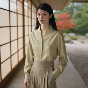 Pāra 禅 」新中式 禅意领衬衫 宽松气质衬衣 COMMON 长袖 VALUE「