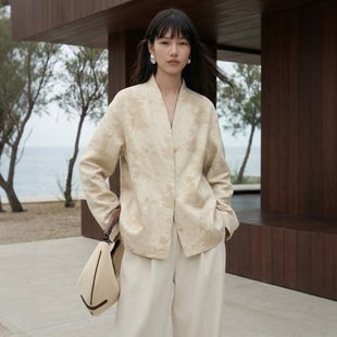 jetee 」新中式 COMMON 禅意领开衫 河堤 提花上衣 外套 VALUE「