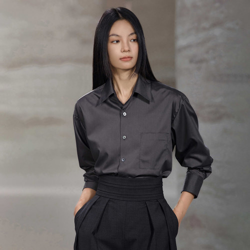 COMMONVALUE丝光中性衬衫