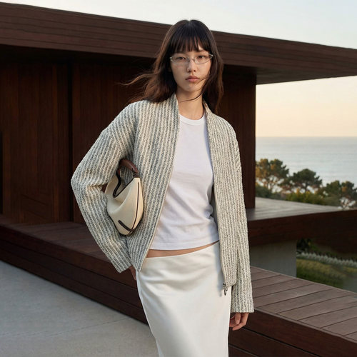 COMMONVALUE禅意拉链短外套