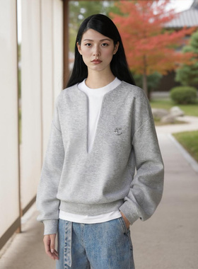 COMMMON VALUE「 禅 Pāra 」禅意廓形卫衣 新中式峡谷领上衣