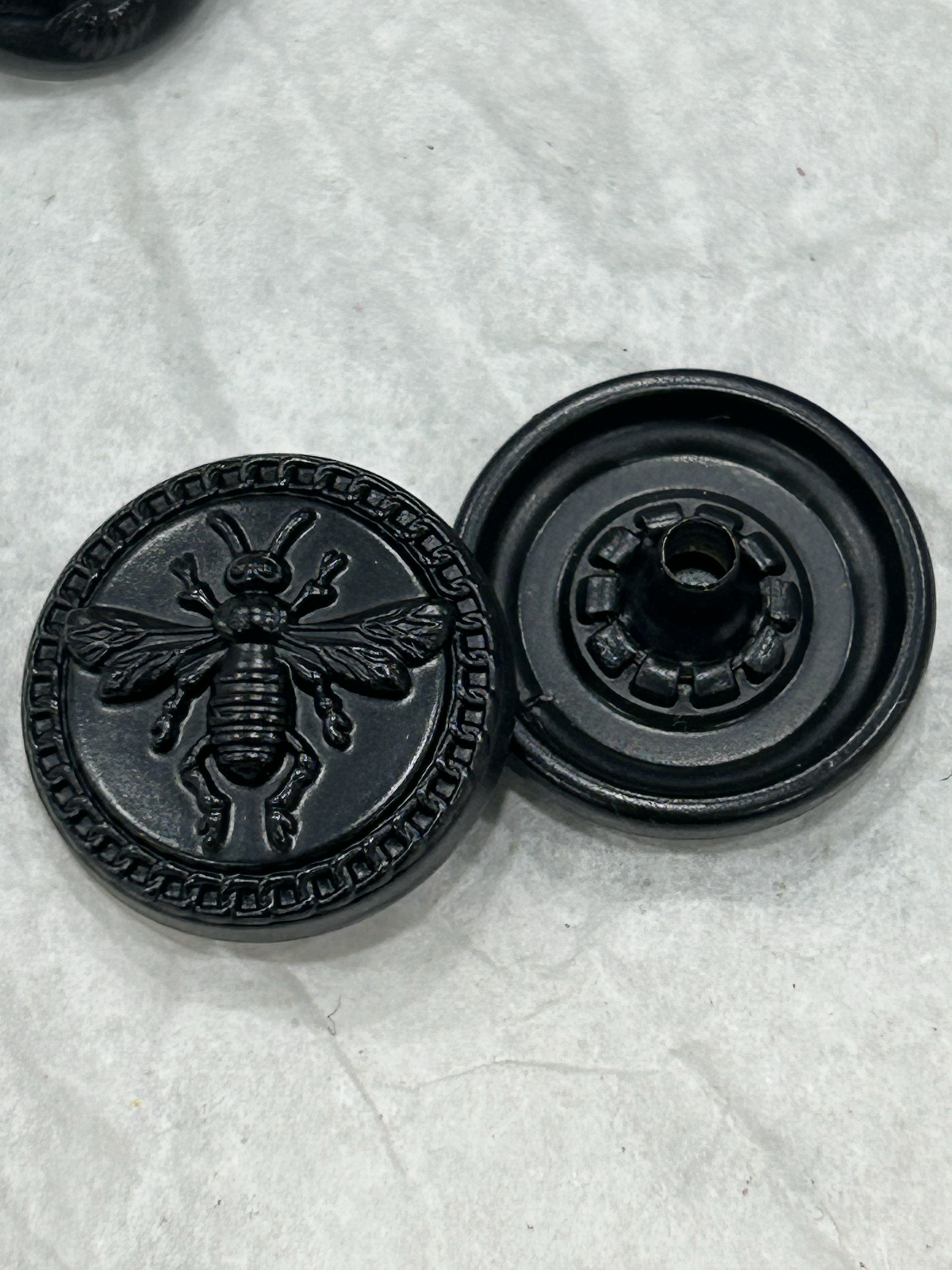 男衣大衣纽扣风衣扣子外套西装圆形金属衣服四合扣辅料新款商务