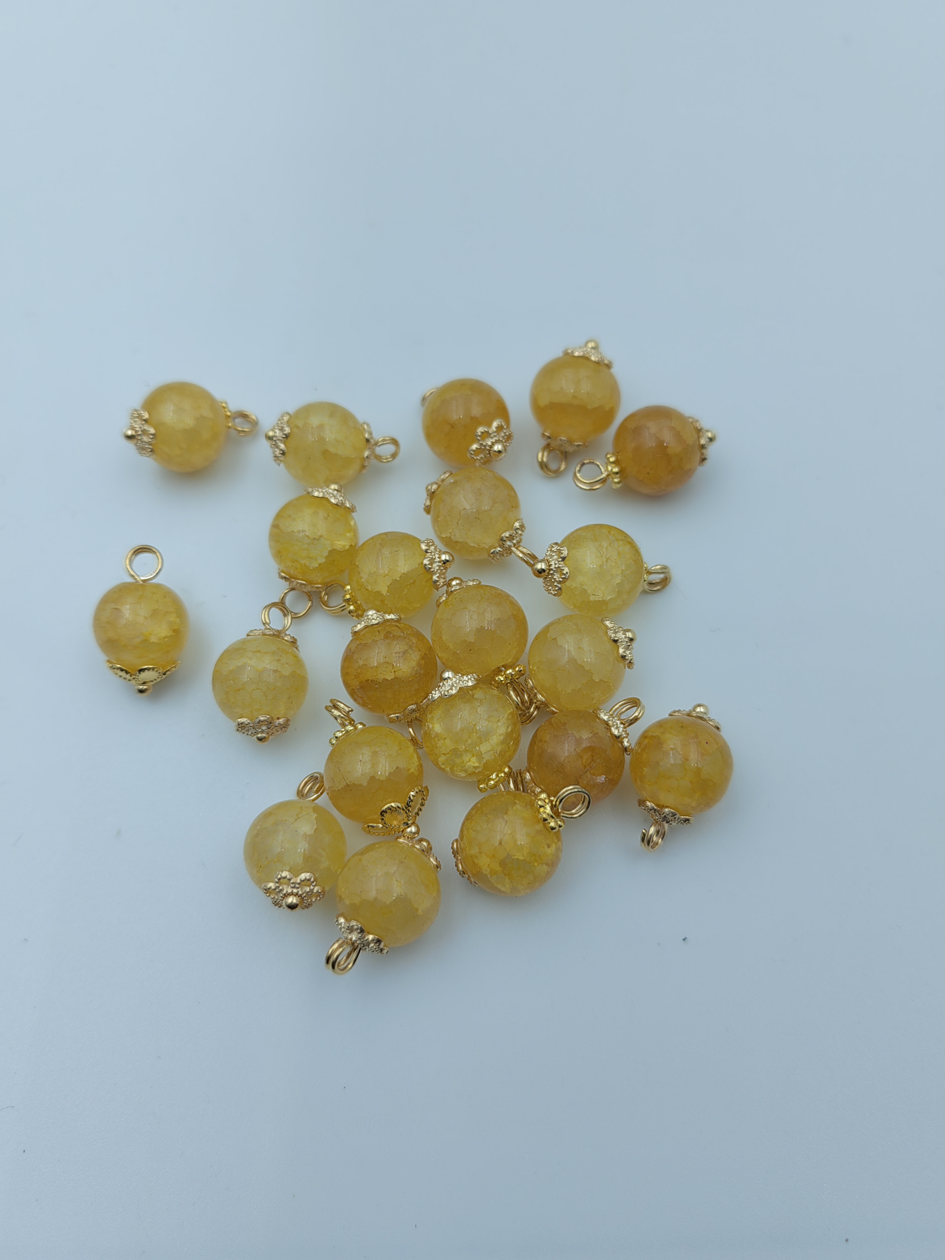 旗袍盘扣扣子仿玉石圆形裂纹中式纽扣国风唐装汉服衬衫装饰