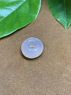 B50一物一图DIY散珠配珠 冰透玛瑙跑环 大孔 孔径大约6mm