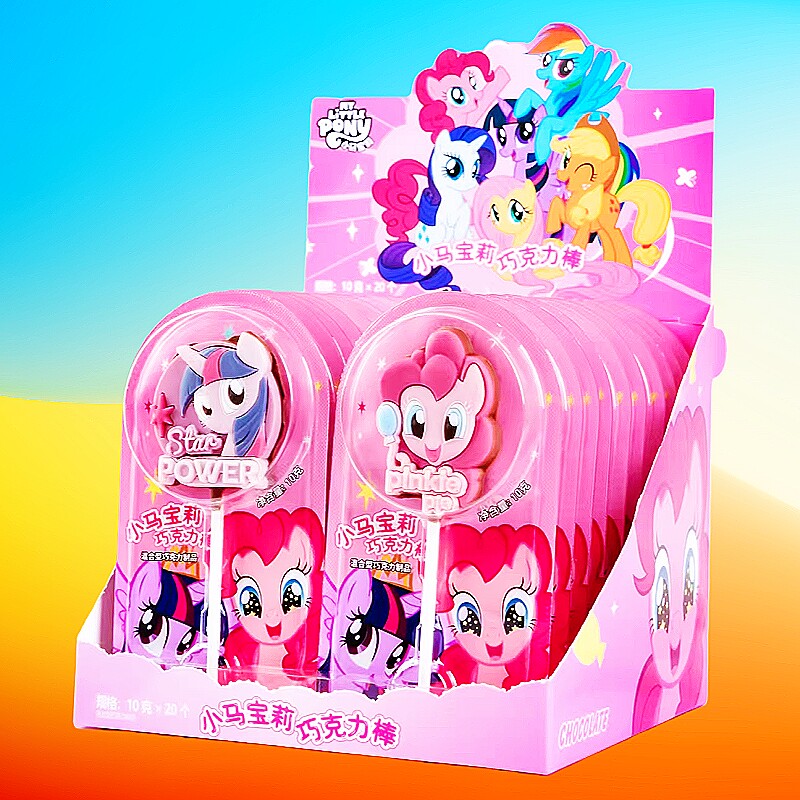 巧克力棒巧力美小马宝莉造型巧克力棒儿童零食节日礼物小孩礼物糖