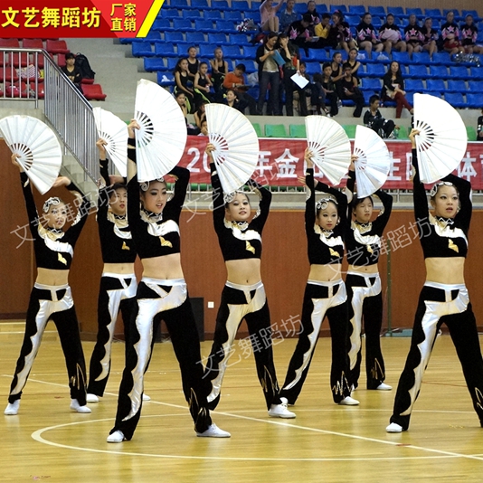 专业定制健美操服装比赛服装女学生广播体操服装啦啦操舞蹈演出服