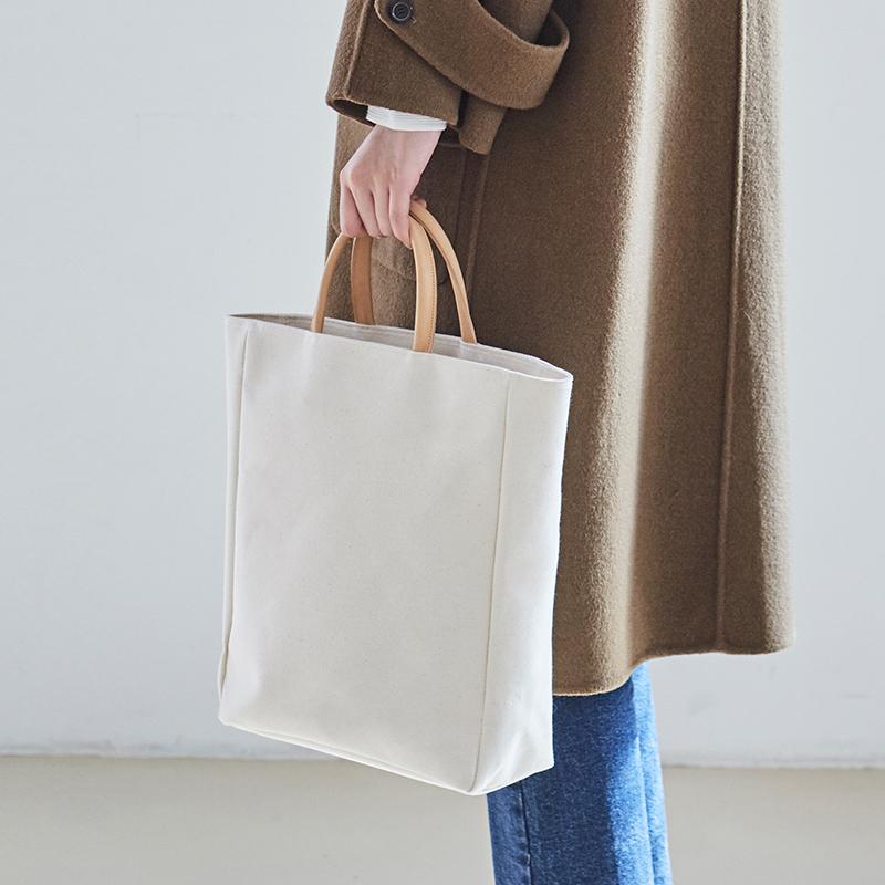 原创文艺帆布手提包定制logo