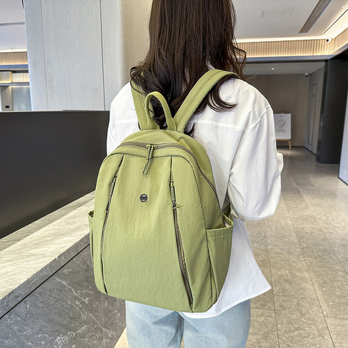 尼龙布双肩包2025新款大容量背包