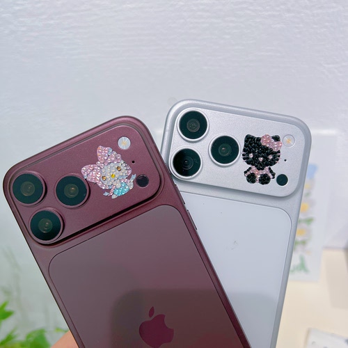 可爱kitty小熊苹果18pro Max镜头贴纸手帐贴纸