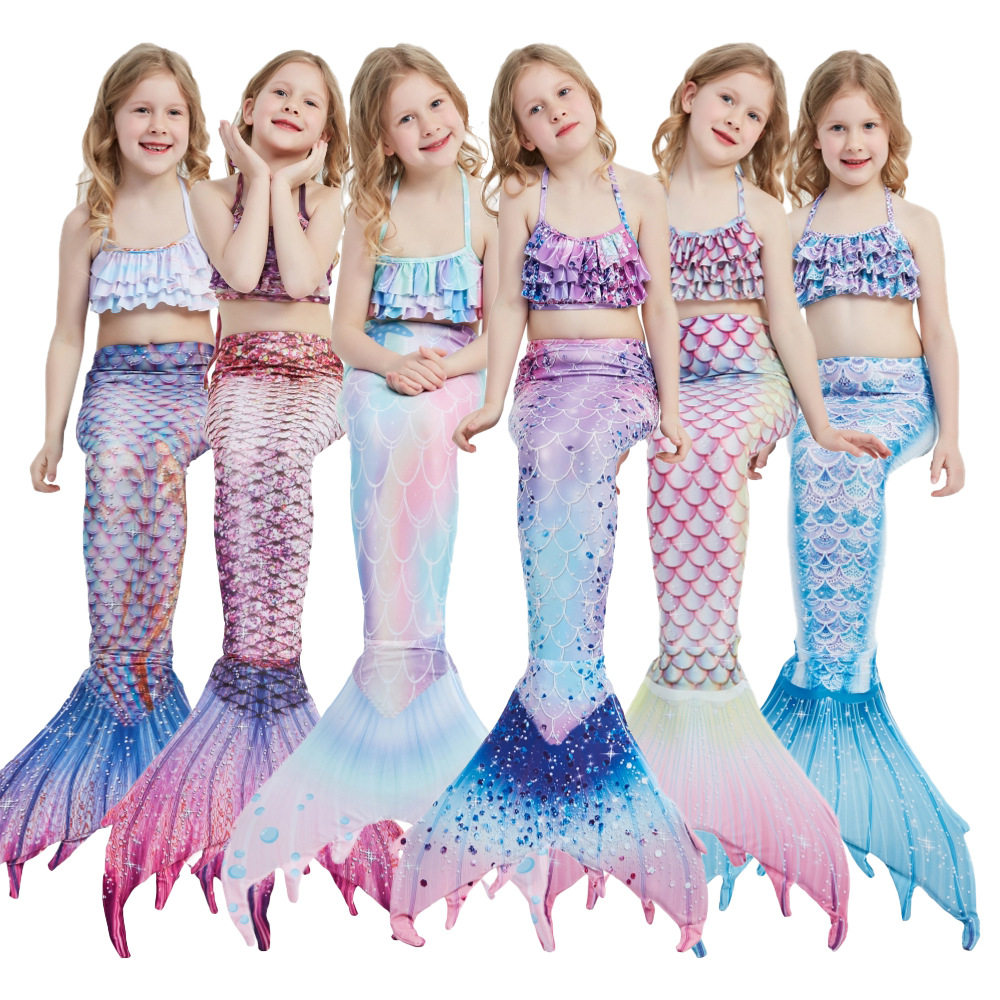 美人鱼衣服儿童鱼尾巴 女孩童美人鱼公主裙子游泳比基尼分体泳衣,童装/婴儿装/亲子装,泳衣裤,淘宝优惠券,粉丝福利购,淘宝优惠卷