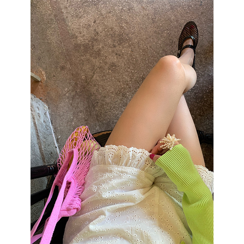 落落狷介短裤女款夏季2024新款设计感白色蕾丝裤女小个子显瘦裤子,女装/女士精品,休闲裤,淘宝优惠券,粉丝福利购,淘宝优惠卷