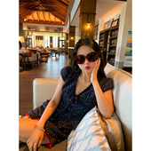 泡泡袖 裤 短袖 衬衫 落落狷介夏日绝美巨好看套装 短裤 两件套上衣套装