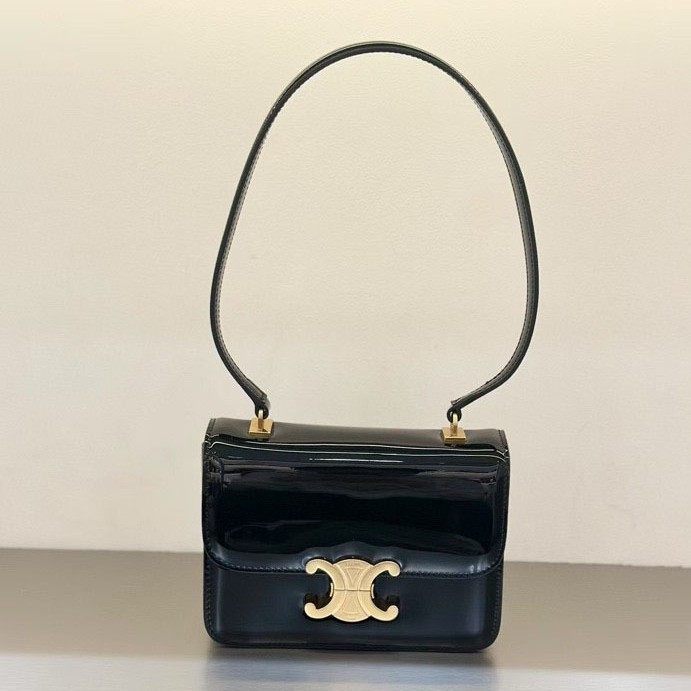 代发凯旋门豆腐包漆皮2024新秋冬款时尚女士单肩包百搭小方包,箱包皮具/热销女包/男包,小方包,淘宝优惠券,粉丝福利购,淘宝优惠卷