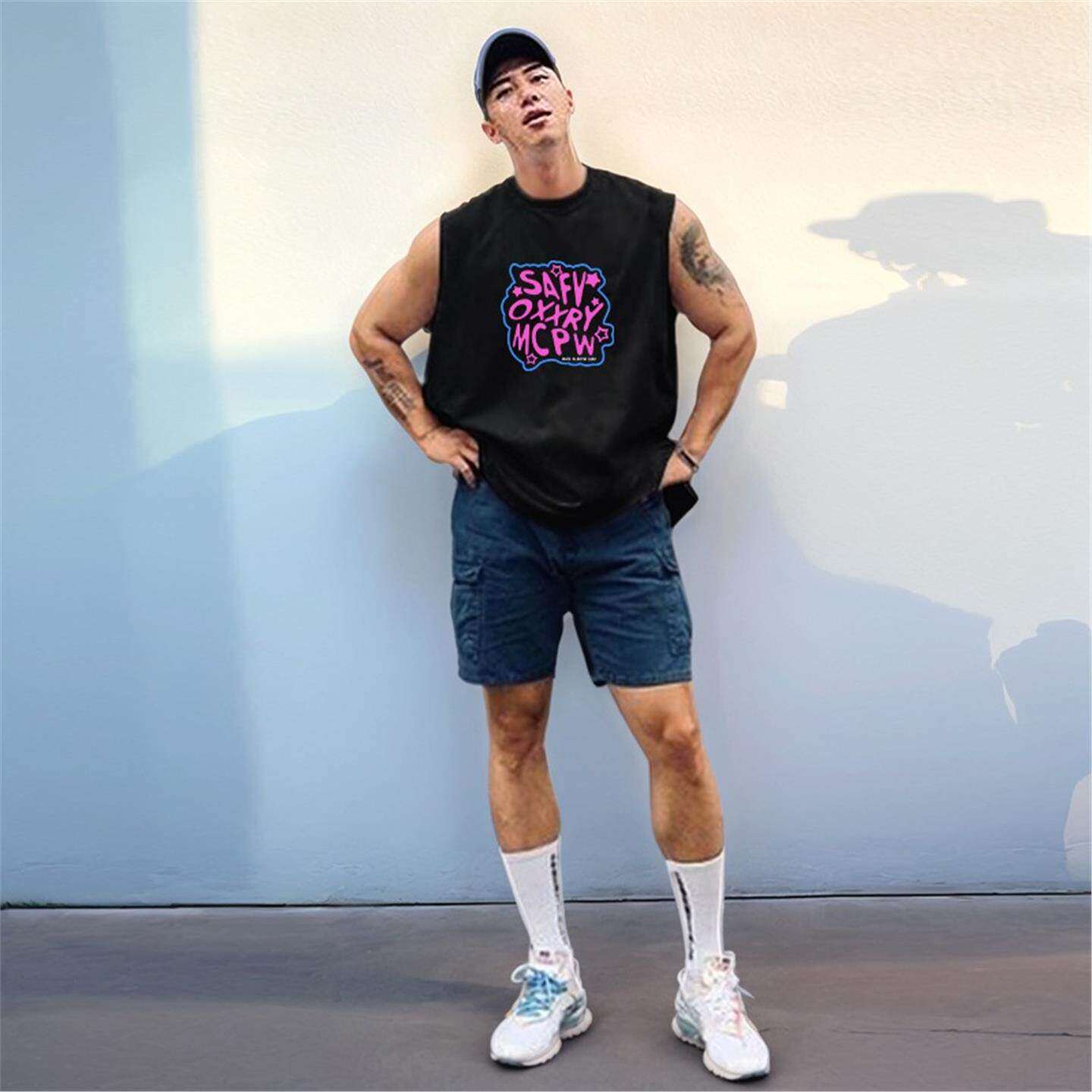 美式复古背心男夏季2026新款ins
