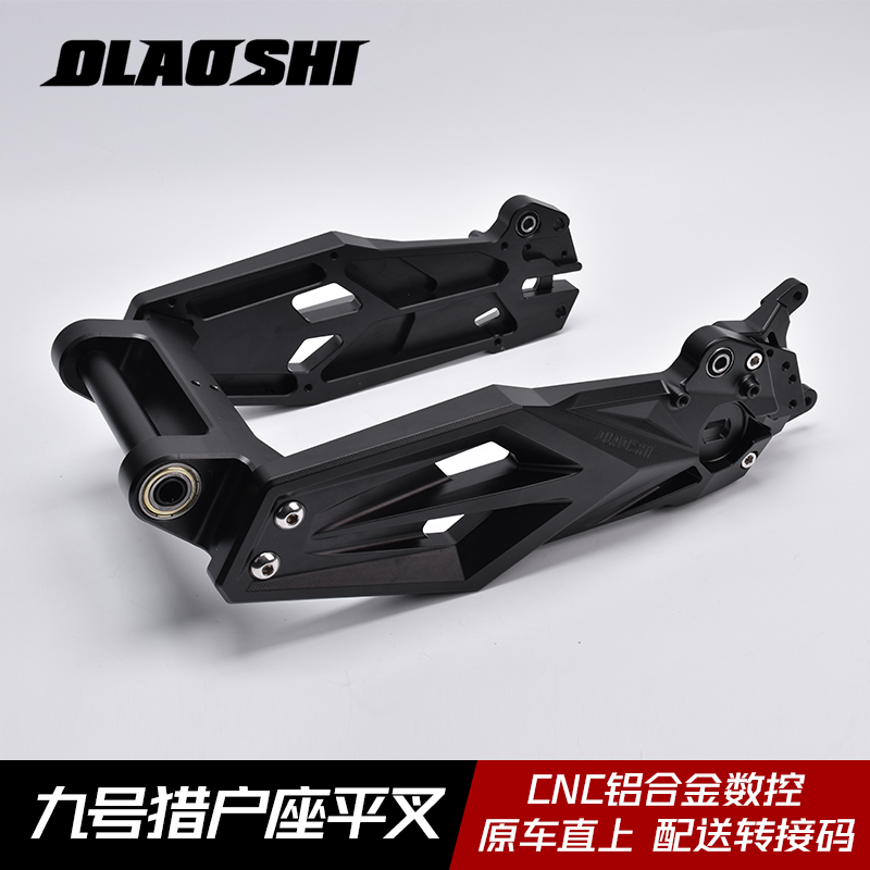 适用于九号猎户座后平叉DZ110P改装直上无损安装欧老师后平叉配件