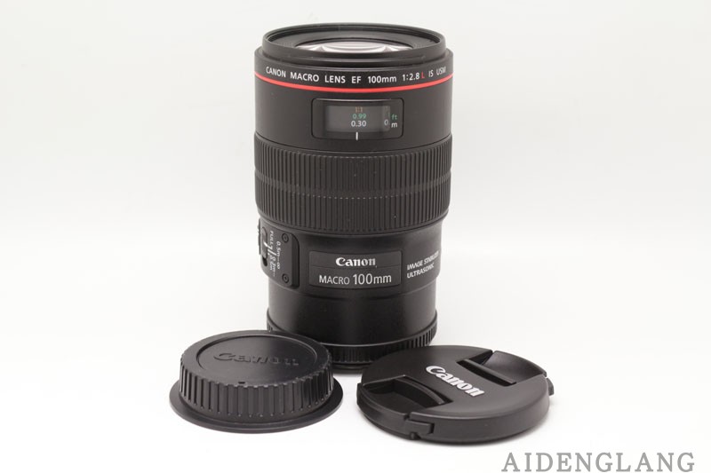 佳能100微距红圈定焦人像100mm f2.8L新百微佳能口 二手单反镜头
