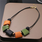 锁骨链秋冬配饰毛衣链2026新款 欧美几何夸张装 饰项链女气质个性