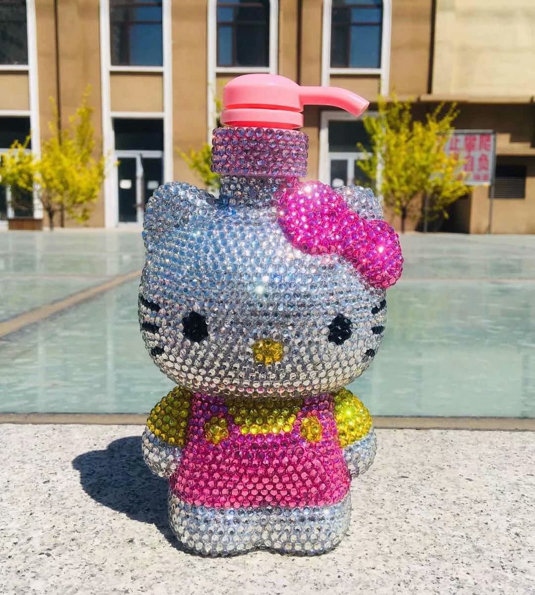 按压瓶乳液器KT猫沐浴露分装瓶
