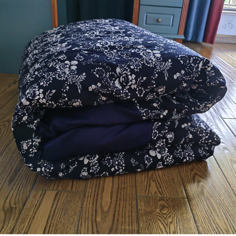 被套传统纯棉蜡染印花老土布床单