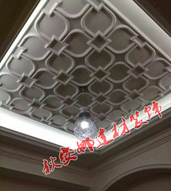 包邮欧式风格客厅天花吊顶石膏线装饰造型拼花680平板线新品推荐