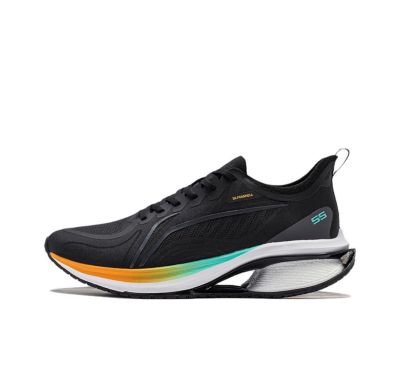 LiNing李宁 吾适5S 3.0 轻量高回弹 减震 低帮 跑步鞋 男款 黑色