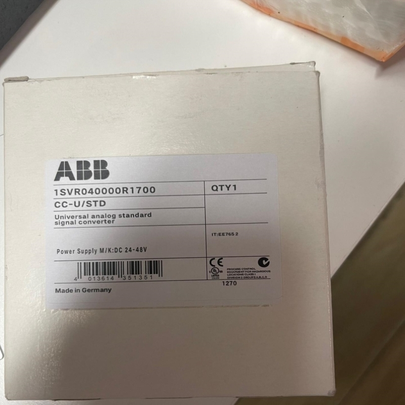 STD1SVR040000-CC】【U/议价转换器ABB模拟信号