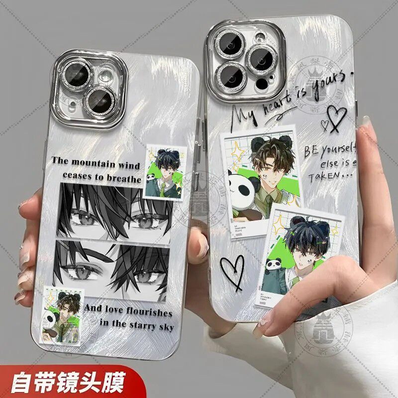 伪装学渣贺朝谢俞眼睛手机壳适用小米vivo华为OPPO真我苹果15羽纱