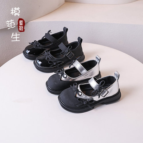 蝴蝶结时尚｜浅口拼接｜公主鞋