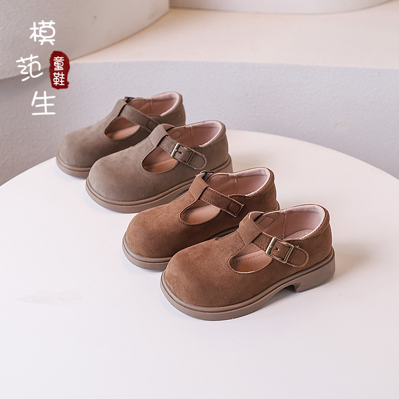 复古休闲｜T字带扣镂空勃肯鞋