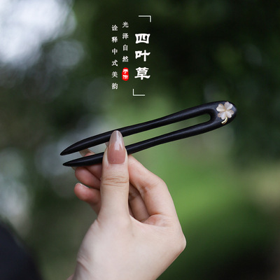 13cm短款发簪国风盘发日常复古
