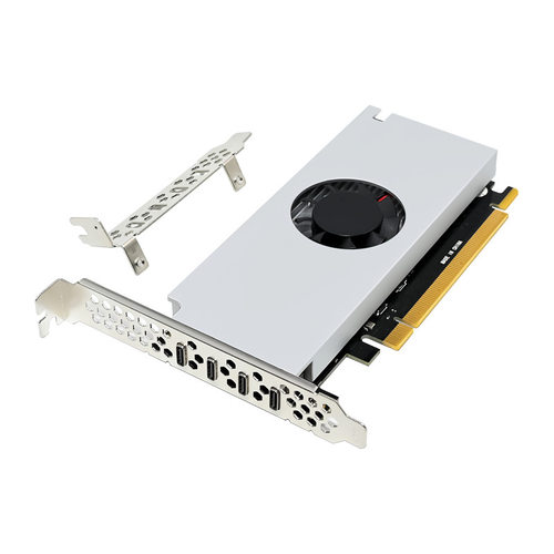PCIE X16转4口YPTEC USB3.2-C 单口20Gbps视觉采集卡ASM3242