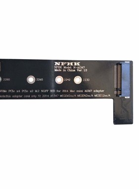 NVMe PCIe M.2 NGFF SSD转2014  Mac mini A1347硬盘线 转接卡