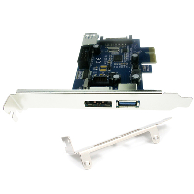 Power eSATA扩展卡 PCIe转USB3.0转接卡 内置9PIN USB2.0扩展卡
