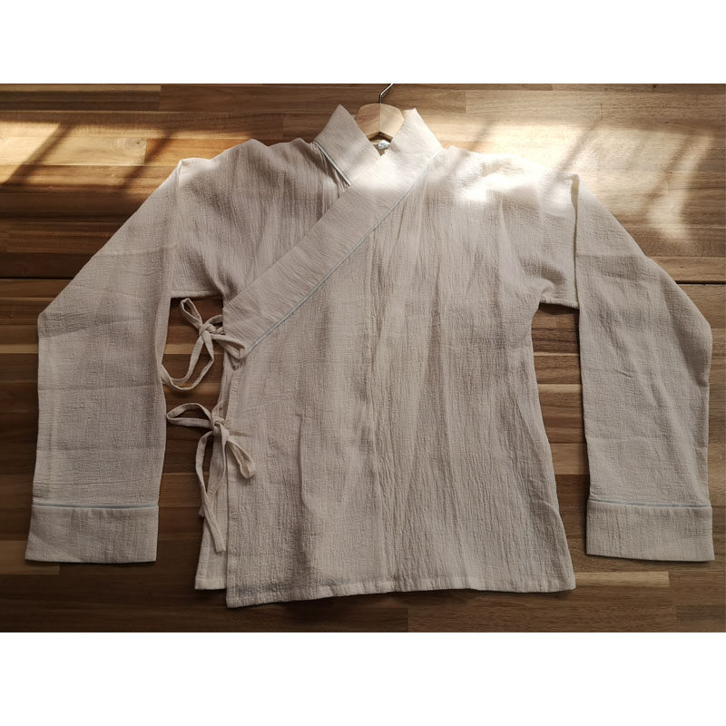 改良古装汉服女中国风交领上襦古风棉中衣女春秋款中衣汉服内搭