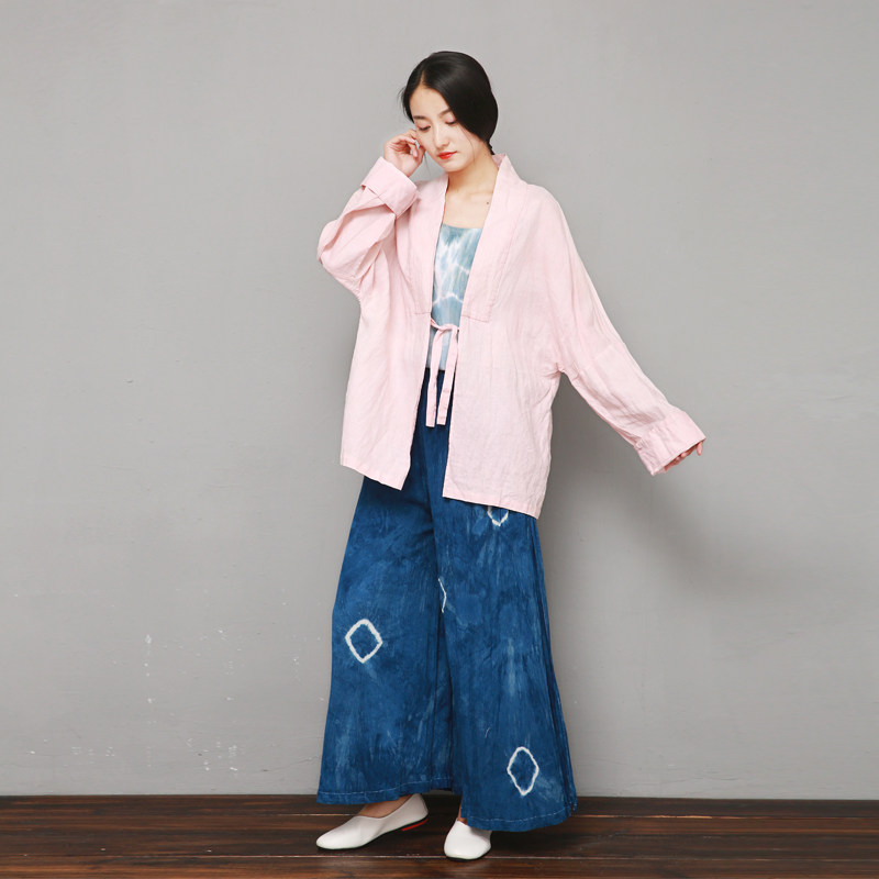 念言 原创设计师品牌 苏木染褙子 女上衣 纯手工草木染文艺女装
