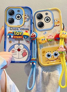 适用Infinix Smart 8手机壳Smart 8 HD/X6525硅胶软防摔全包边保护套 个性创意卡通贴公仔男女情侣