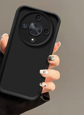 适用于Honor荣耀X6B X7B 4G 5G X8B X9B手机壳X6B Plus金刚砂纯色简易保护套 全包防摔保护软壳