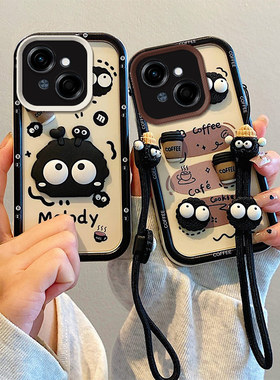 适用于Tecno Spark 40C手机壳 KM4k硅胶软防摔全包边保护套 创意卡通贴公仔情侣