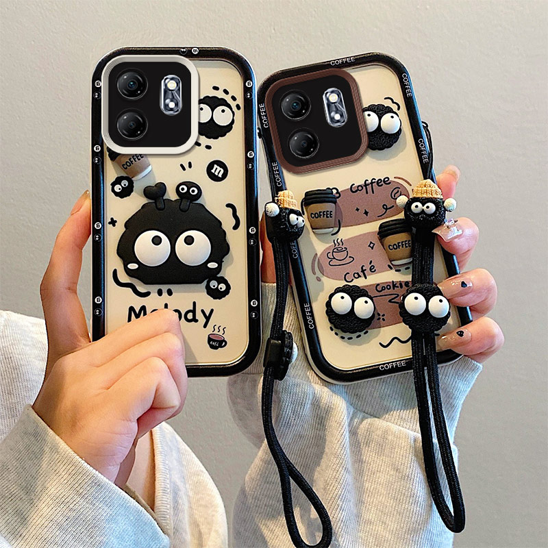 适用Infinix  Zero 30 4G手机壳X6731B 硅胶软防摔全包边保护套 个性创意卡通贴公仔男女情侣