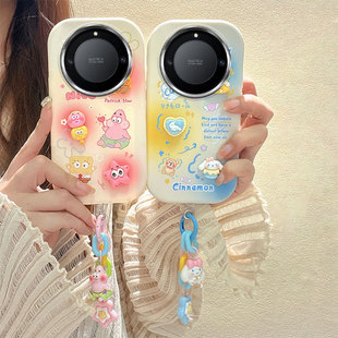 5Lite贴公仔可爱保护套 Magic 电镀边框TPU全包软壳 X9A 适用于Honor荣耀X9A手机壳Honor