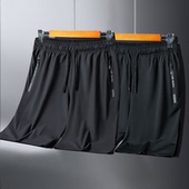 跑步训练健身五分裤 速干运动短裤 宽松休闲沙滩薄款 潮牌夏季 子 男士