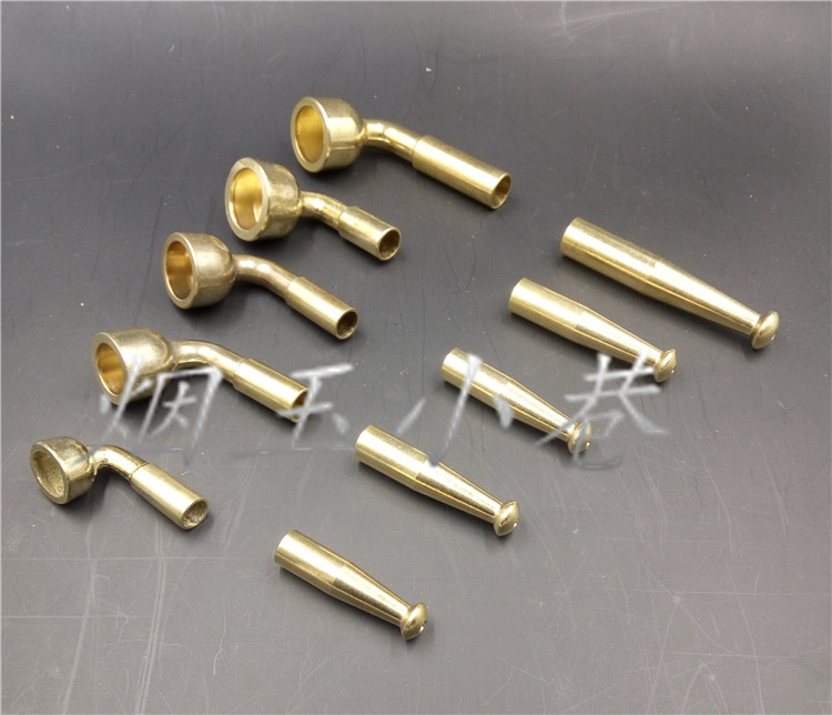 短款大小黄铜老式配件旱烟袋