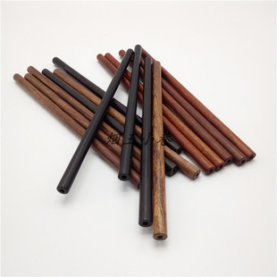 传统旱烟杆子老式旱烟袋烟具黄花梨血檀大叶紫檀烟嘴烟锅配件包邮