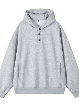 350g重磅抖音爆款2025秋连帽套头卫衣得物可二开2025 WY609 特P35