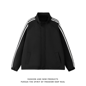 【2000件+280g】潮牌宽松工装防水夹克连帽外套白底 JK5039 P38图片