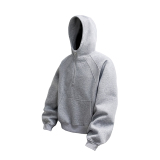 1万件华棉420g2026春款结构拼接螺纹连帽开衫卫衣3DWY606P45，男装卫衣，电商A030-1