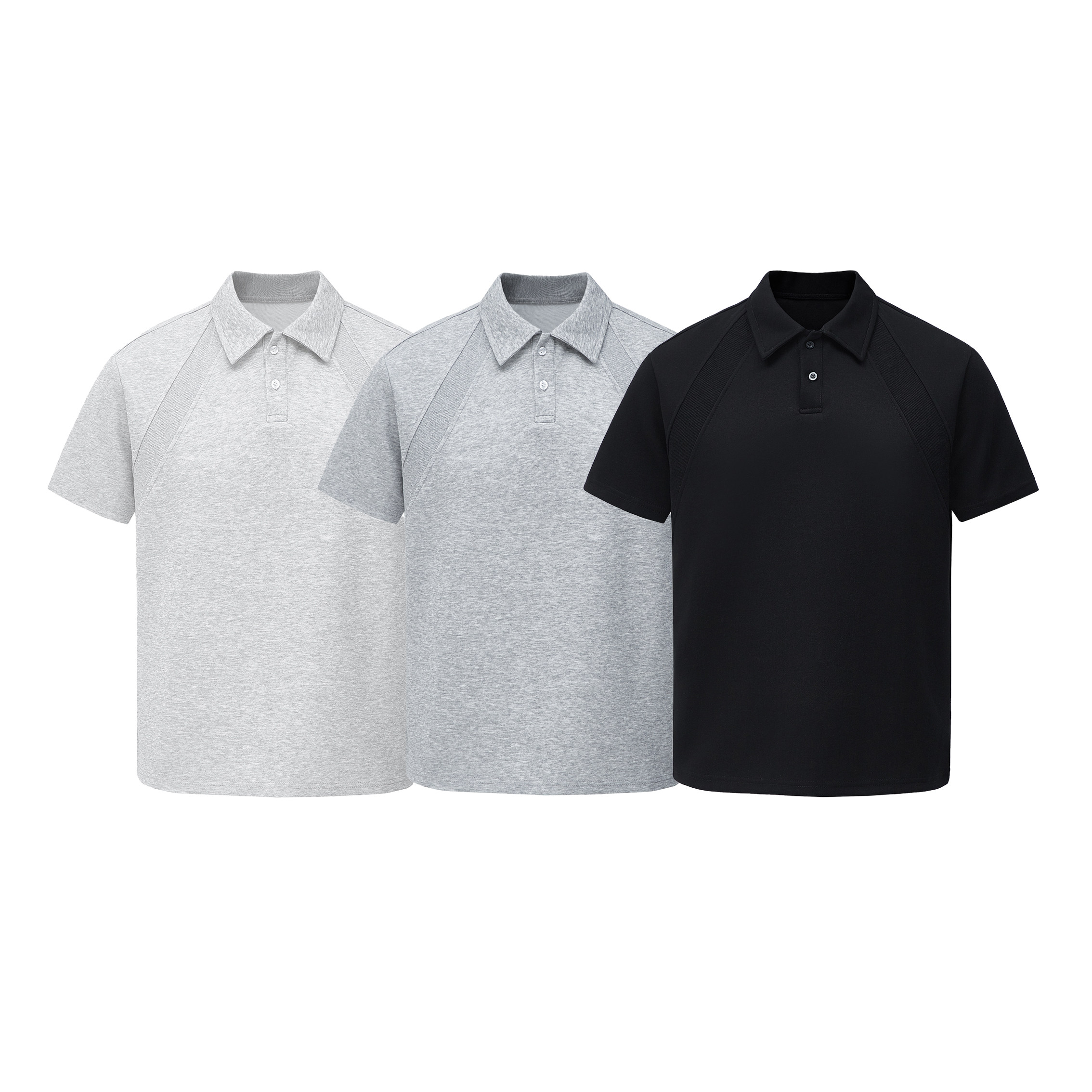 5千件曼巴棉250g2026春款正肩短袖衫衬衫翻领T恤3DP2568特P18，男装T恤，电商A030-1