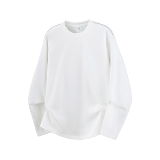 2026春款320g新款设计感宽松长袖拉链T恤3DT2605P20，男装T恤，电商A030-1